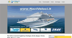 Desktop Screenshot of navi-veloci.it