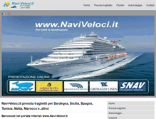 Tablet Screenshot of navi-veloci.it